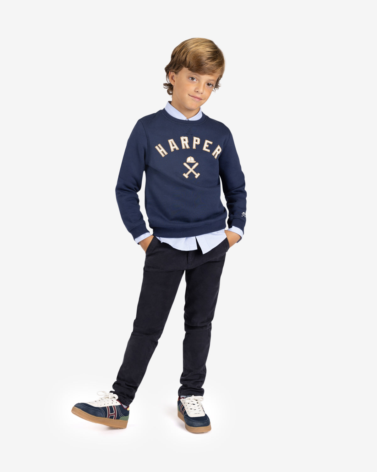 SUDADERA NEW ENGLAND KIDS