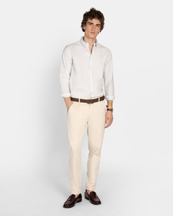 Mediterranean Striped Oxford Shirt