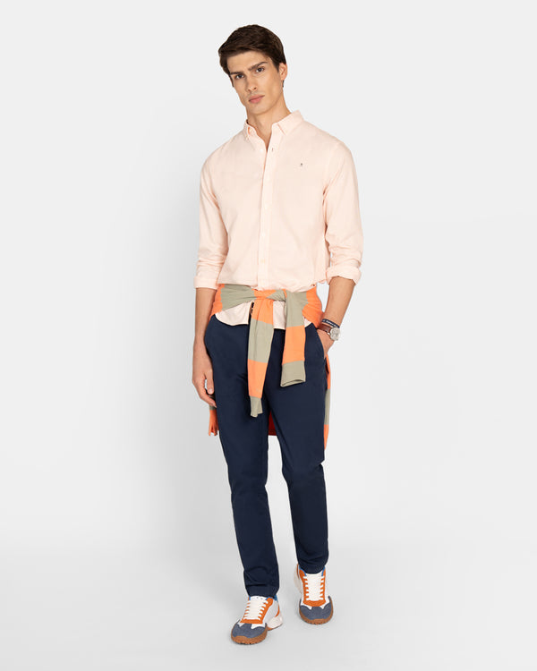 Mediterranean Striped Oxford Shirt