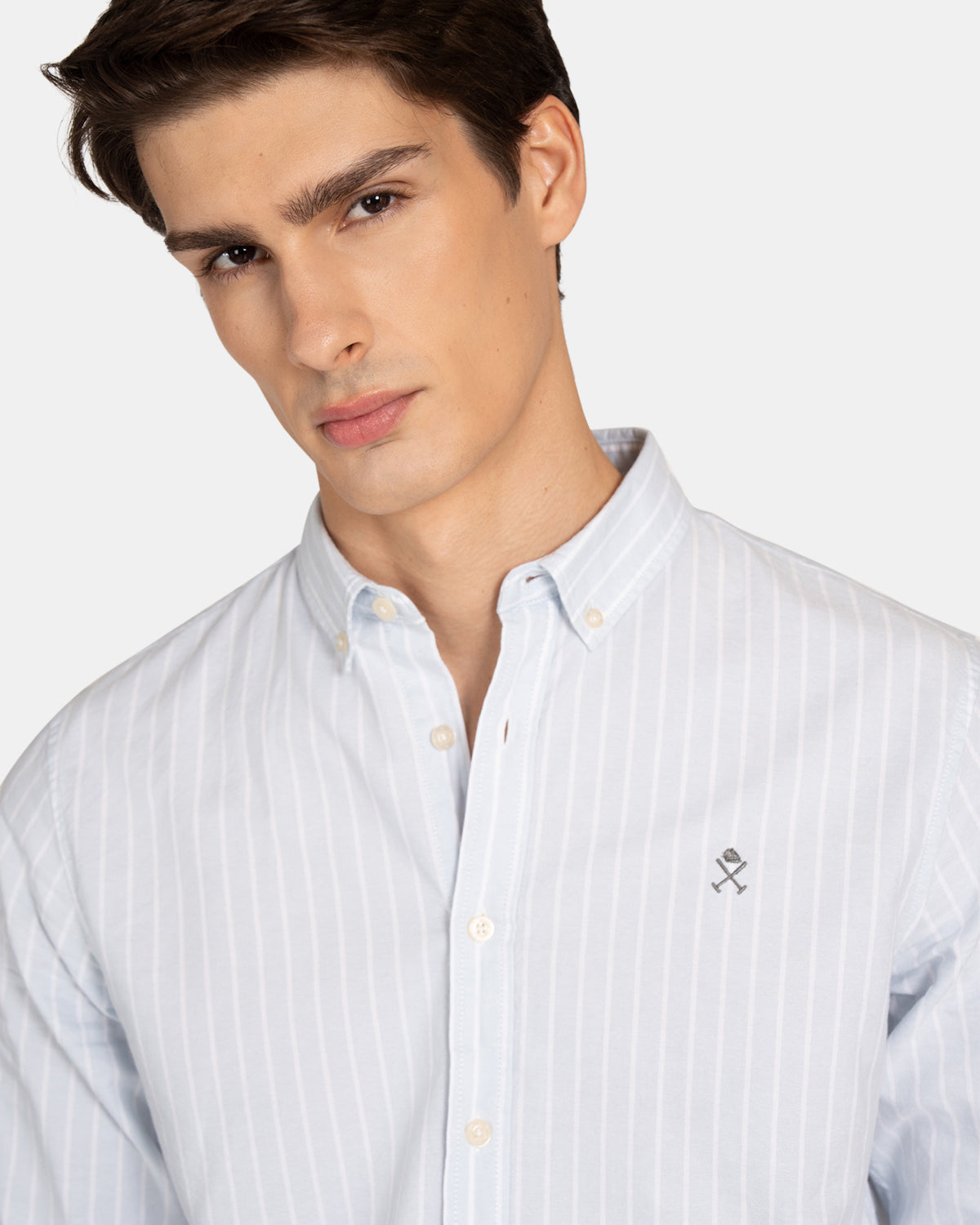 CAMISA SHORELINE STRIPED OXFORD