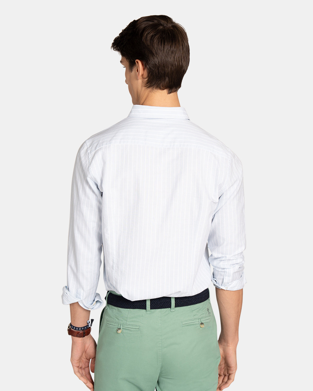 CAMISA SHORELINE STRIPED OXFORD
