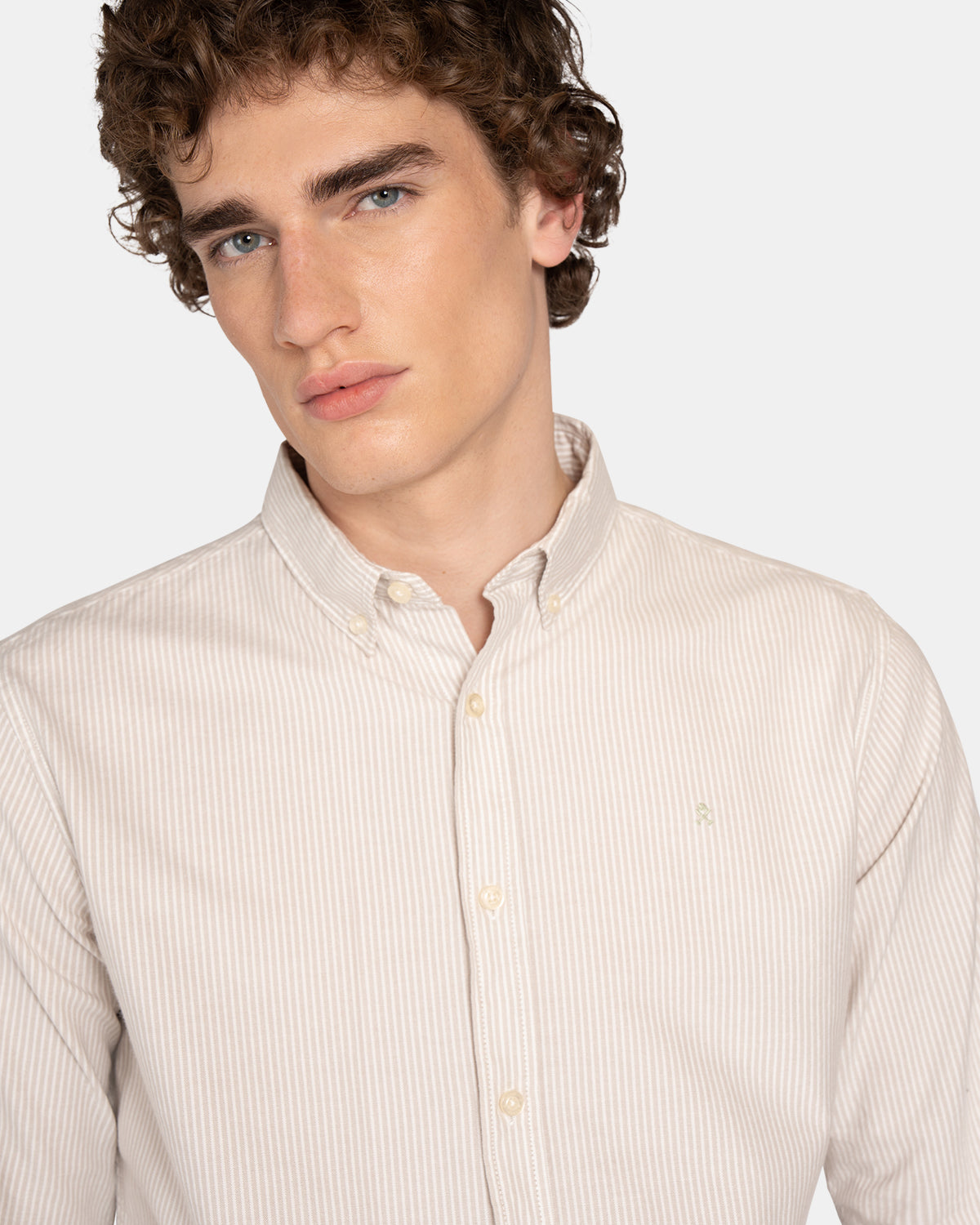 CAMISA MONACO STRIPED OXFORD