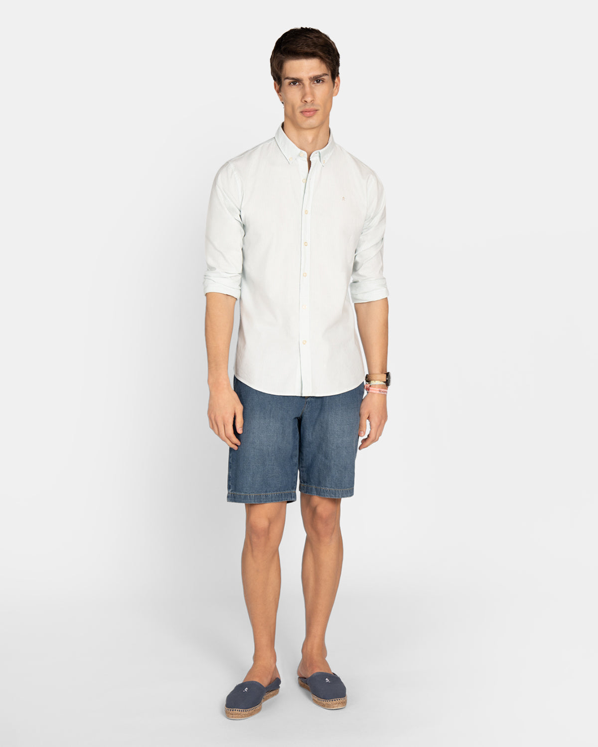 Monaco Striped Oxford Shirt