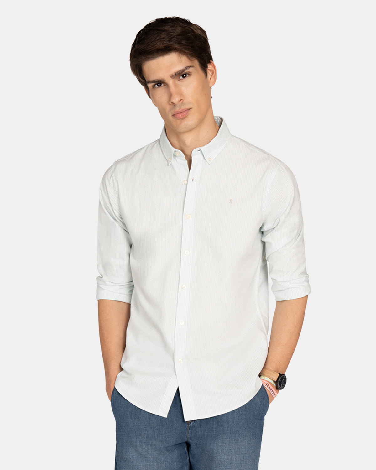 Monaco Striped Oxford Shirt