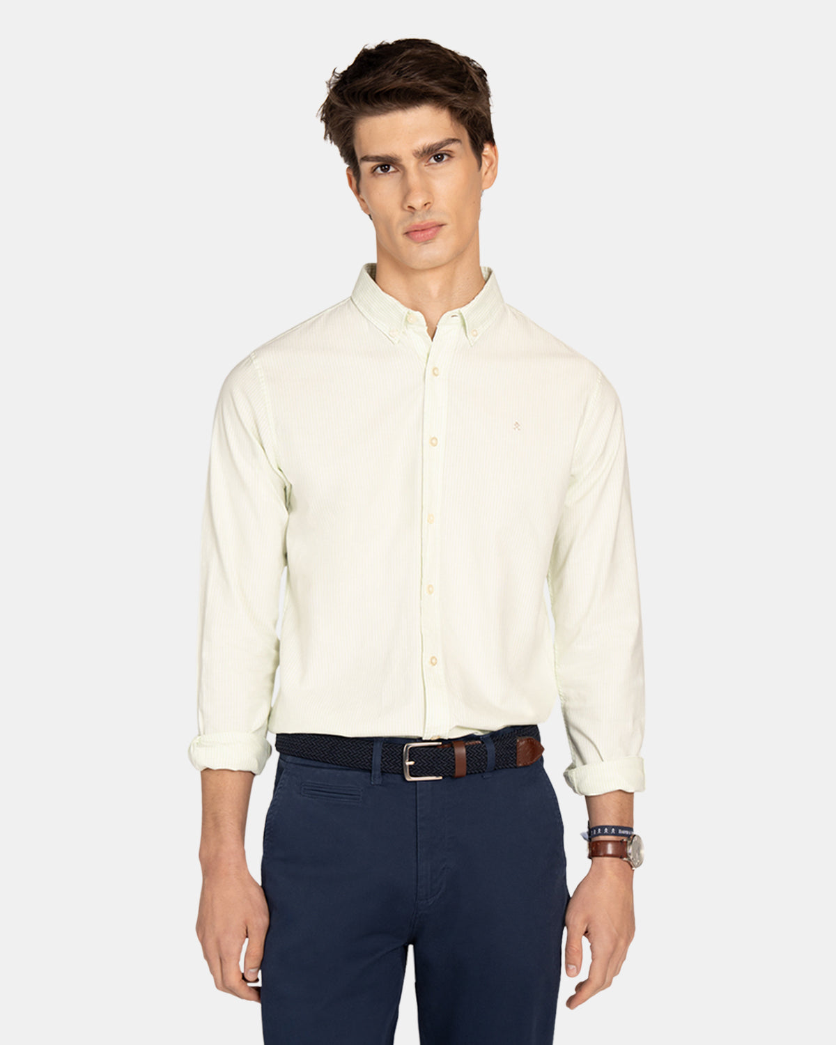 CAMISA MONACO STRIPED OXFORD