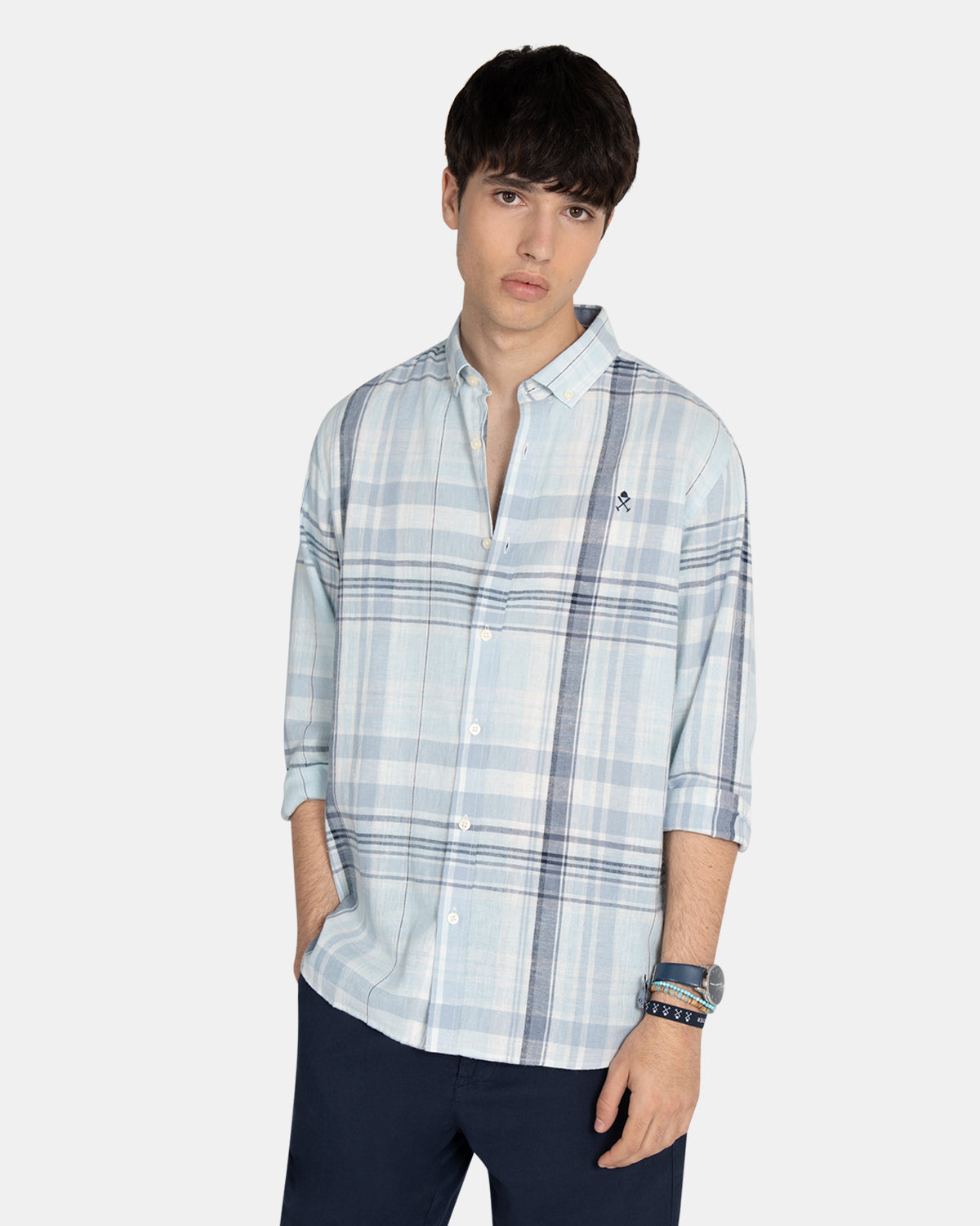 CAMISA LINEN CHECK