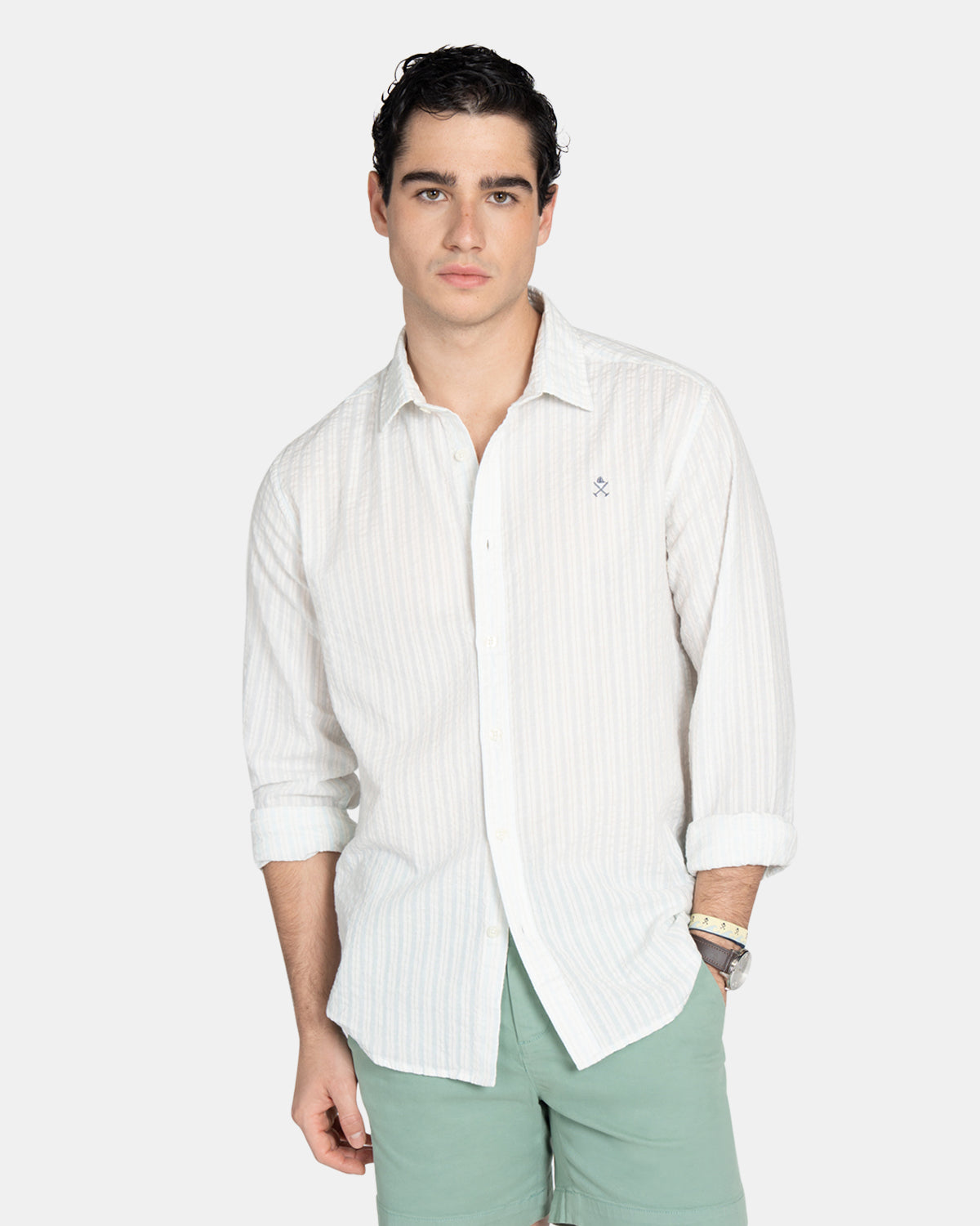 CAMISA STRIPED SEERSUCKER