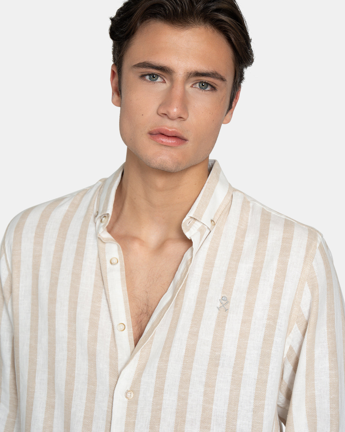CAMISA SPIKED STRIPE