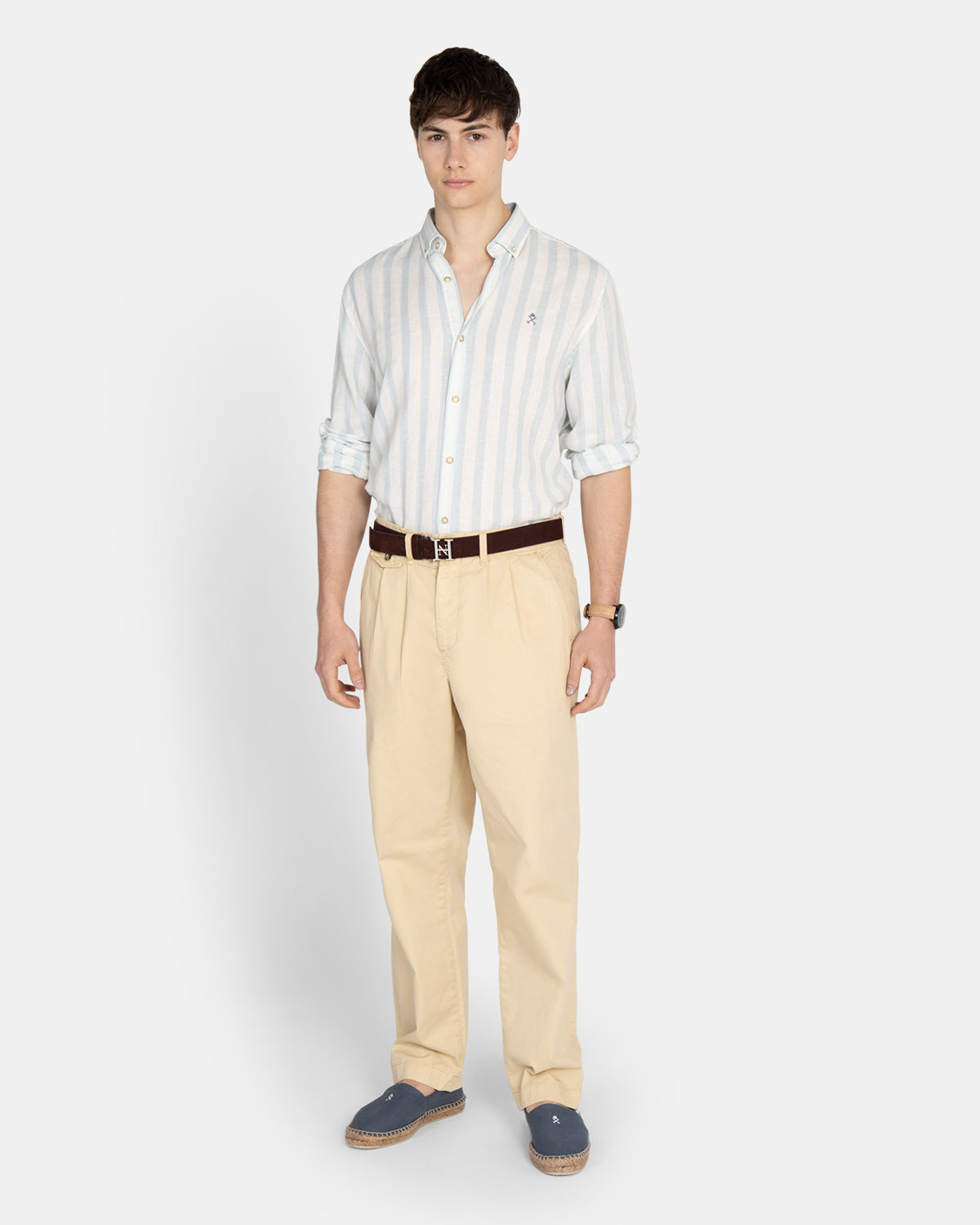 CAMISA SPIKED STRIPE