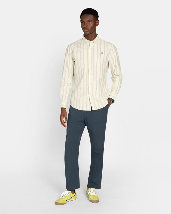 Retro Striped Oxford Shirt