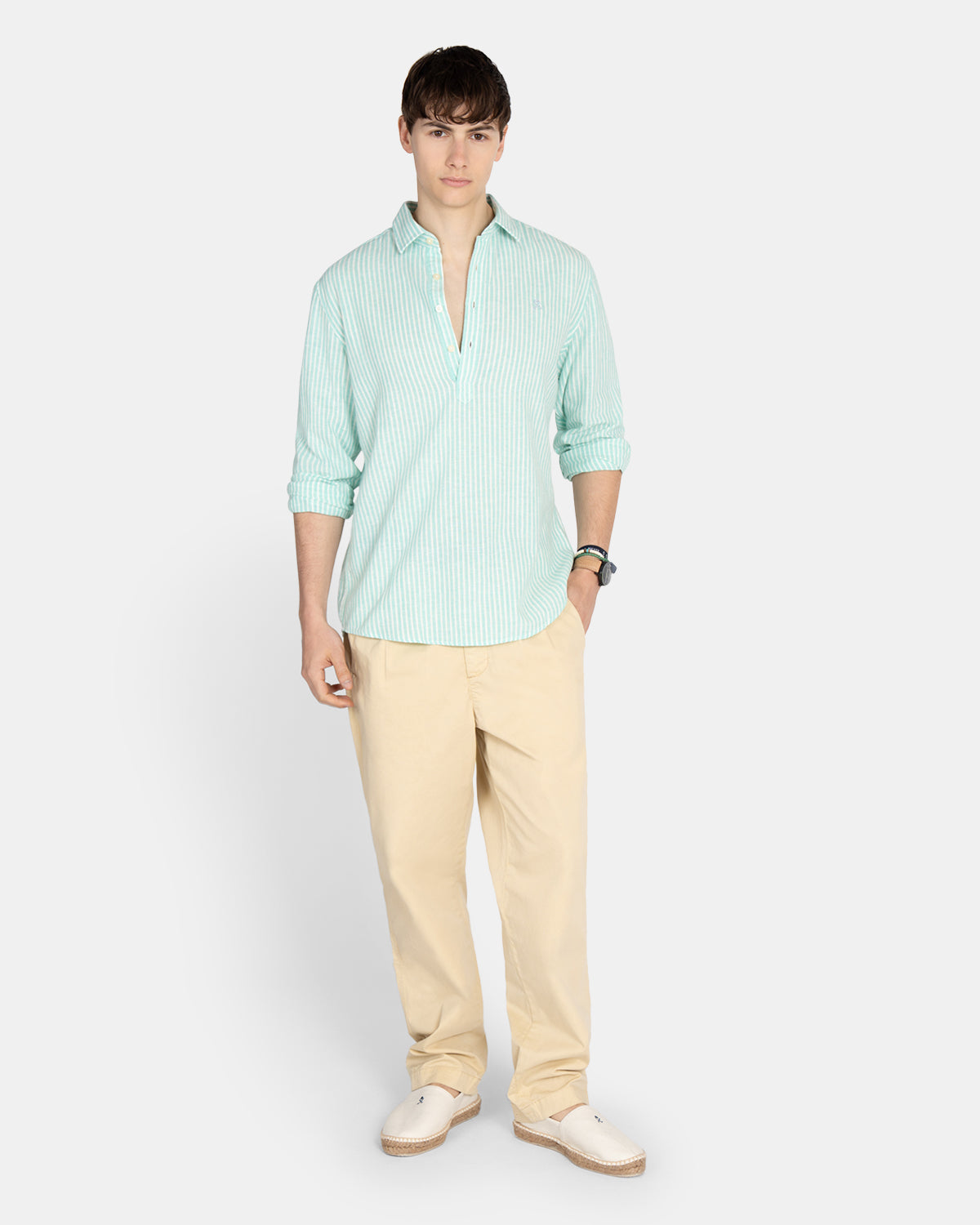 POLERA LINEN STRIPES