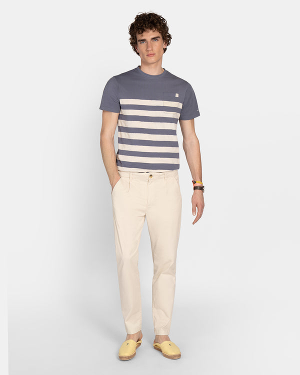 Stripe Pocket T-Shirt