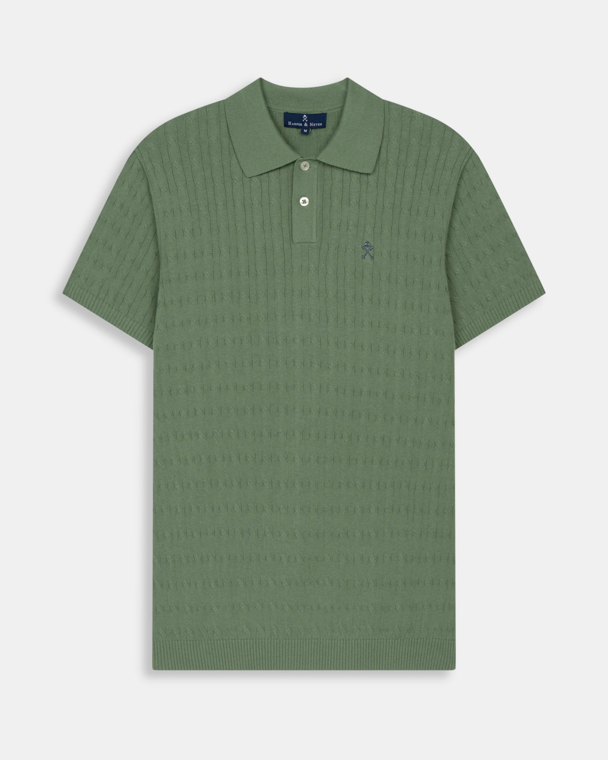 POLO CABLE KNIT