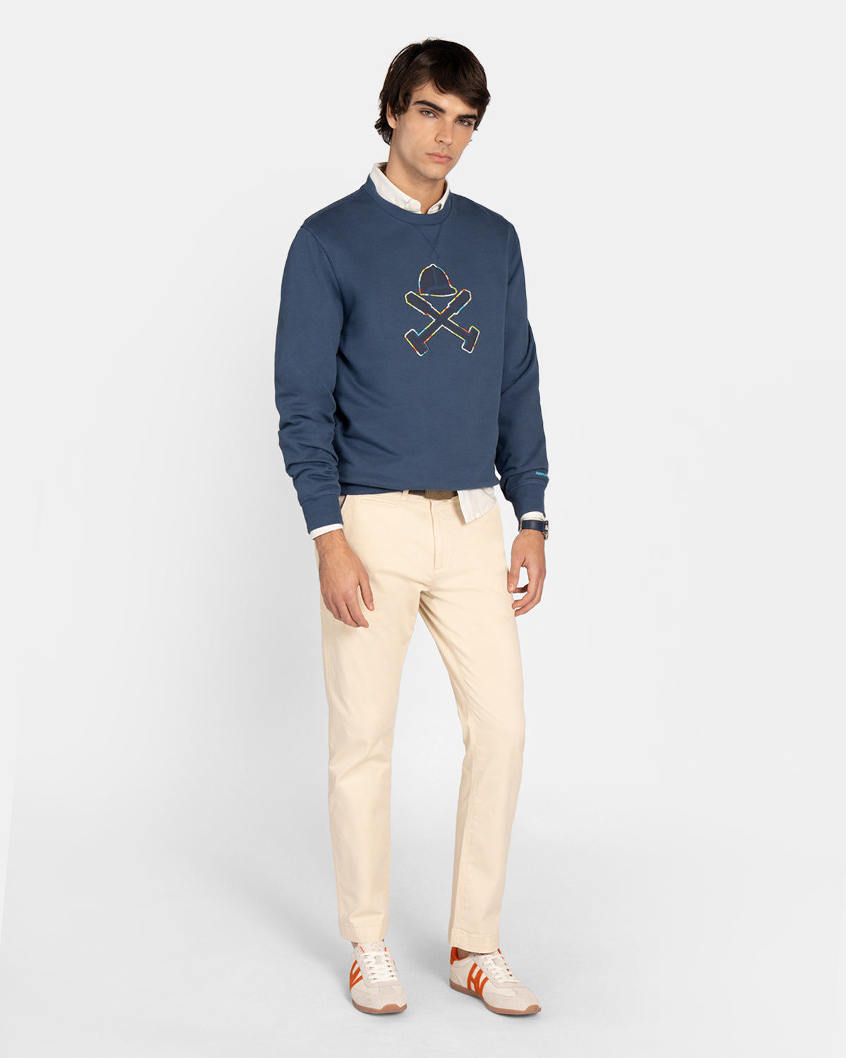 SUDADERA STITCHING LOGO