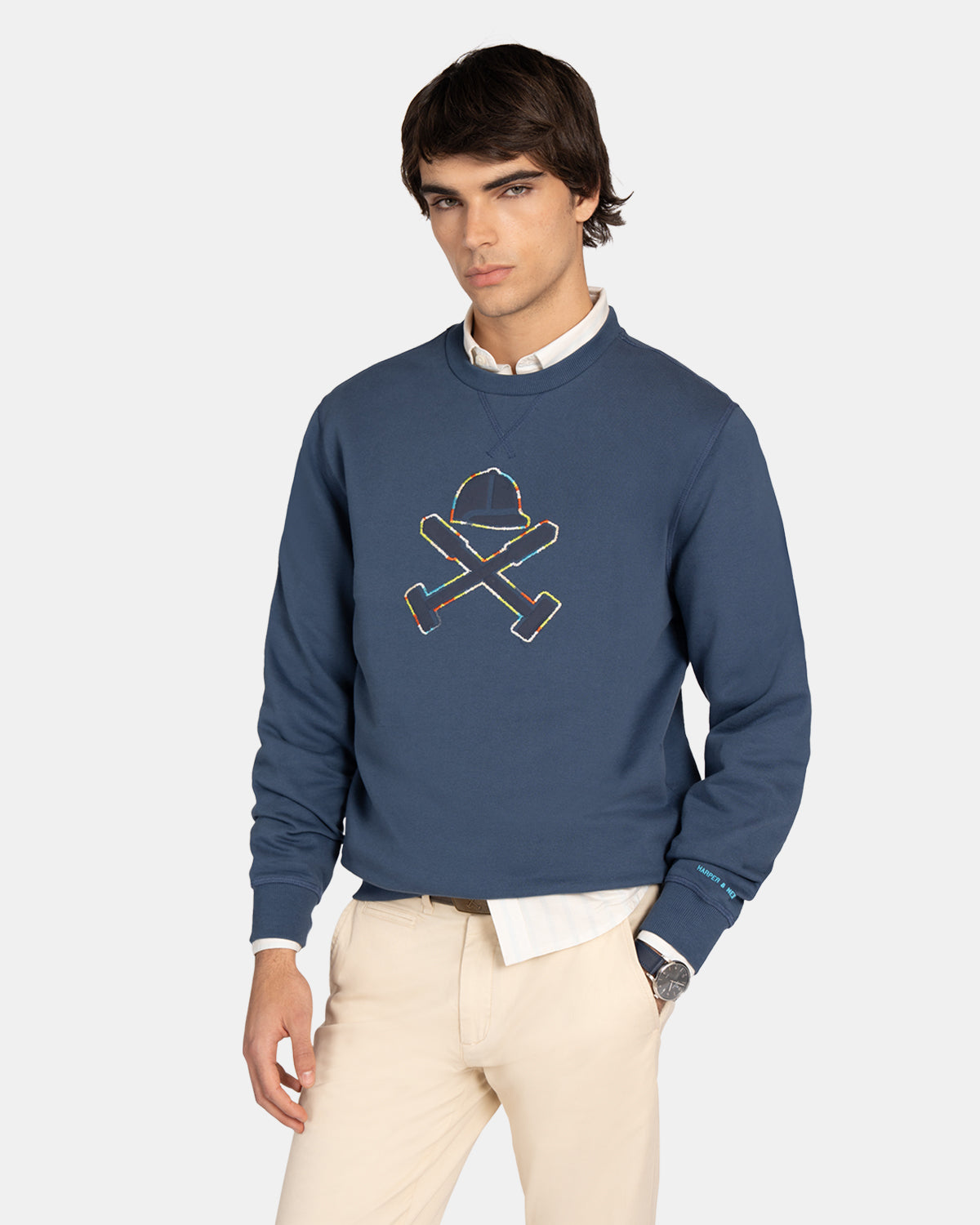 SUDADERA STITCHING LOGO