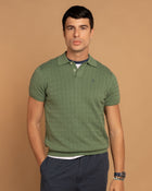 POLO CABLE KNIT