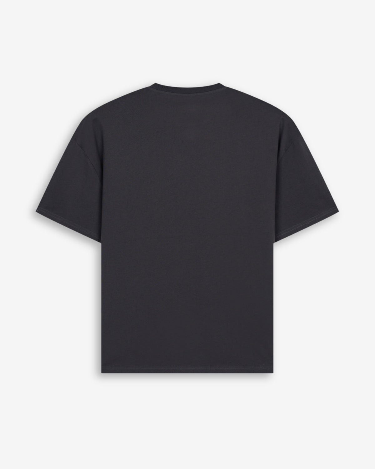 Camiseta NEWPORT oversize de Harper & Neyer en antracita, bodegón trasero de corte relajado