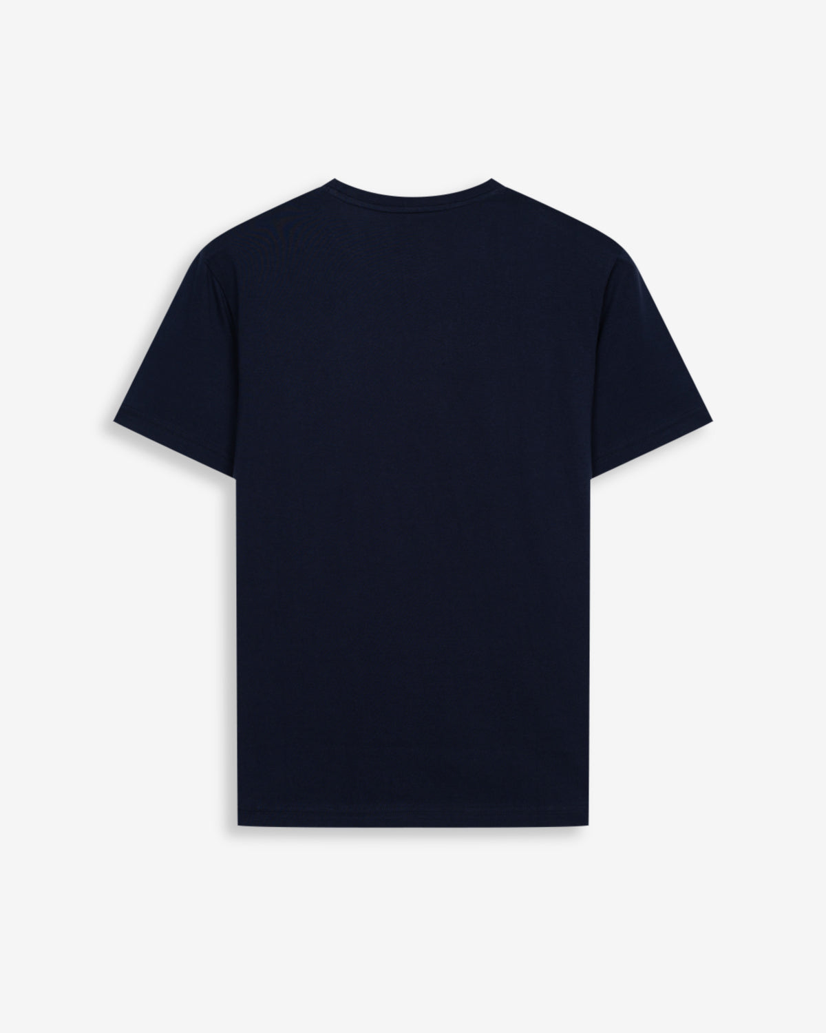 Camiseta Rugby de Harper & Neyer en azul marino, vista trasera lisa con logo en la manga