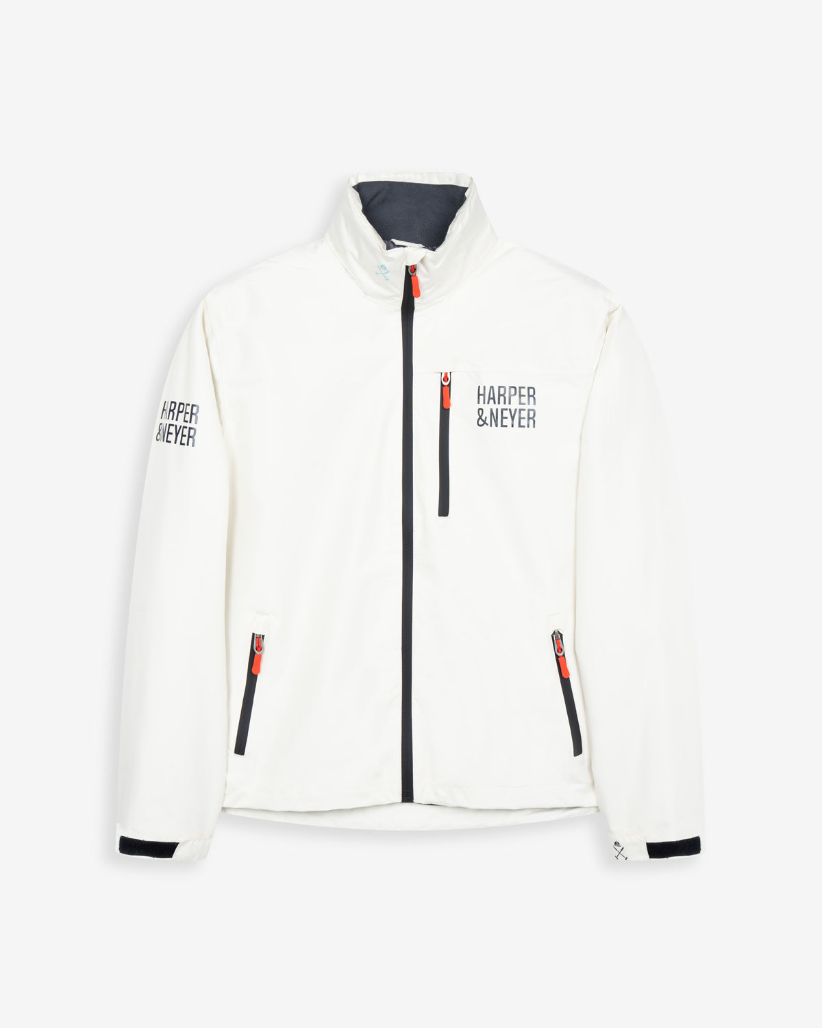 Parka IVY FROST de Harper & Neyer en crudo, bodegón frontal con cuello alto