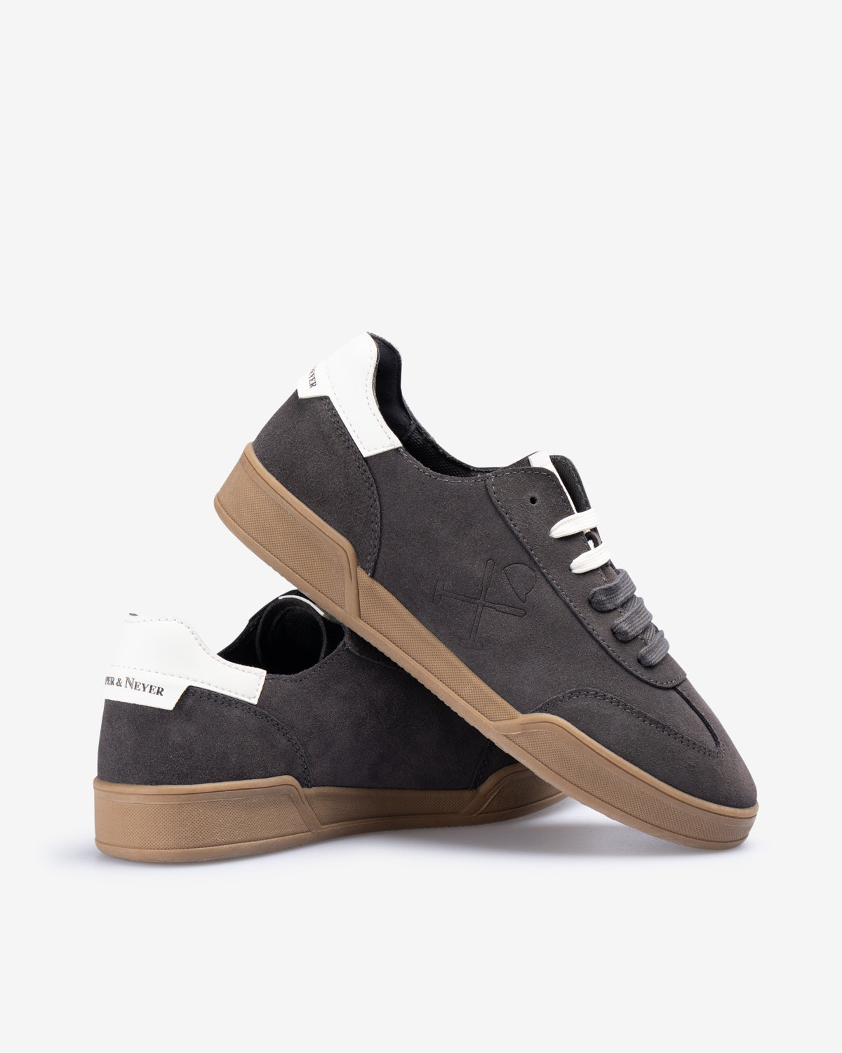 Sneaker ROCHESTER antracita de Harper & Neyer, vista superior con cierre de cordones