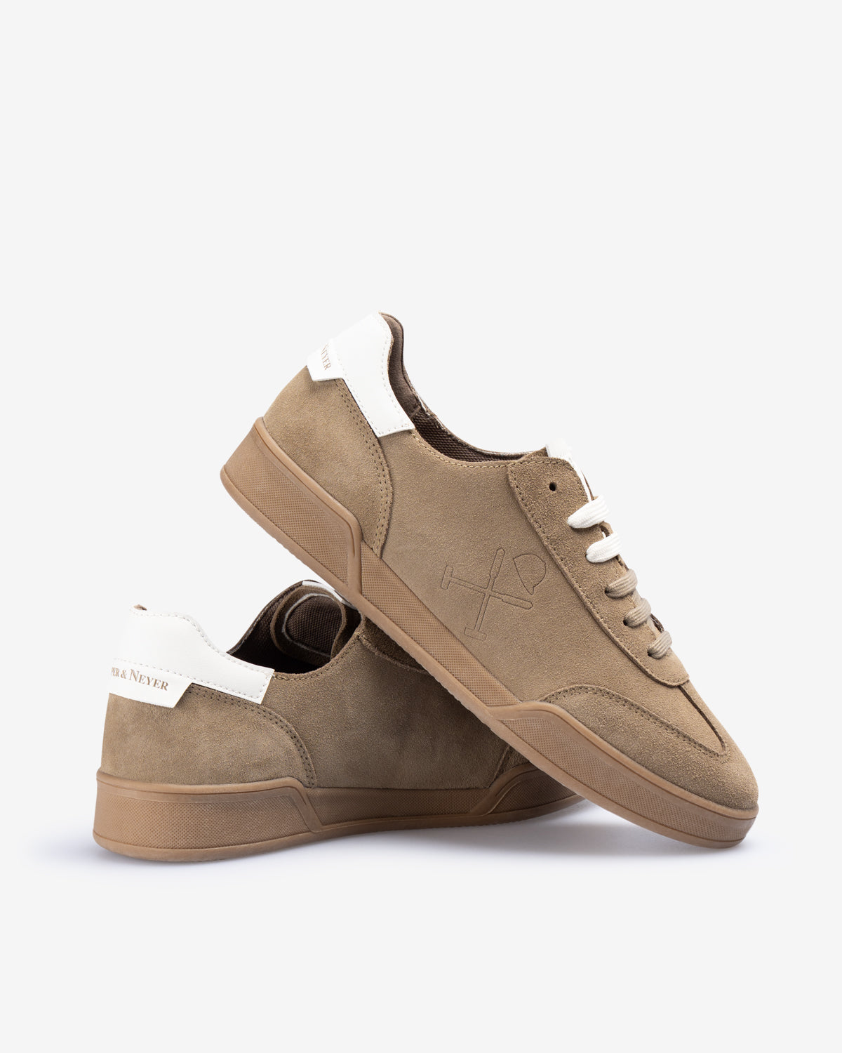 Sneaker ROCHESTER tabaco de Harper & Neyer, vista superior con cierre de cordones