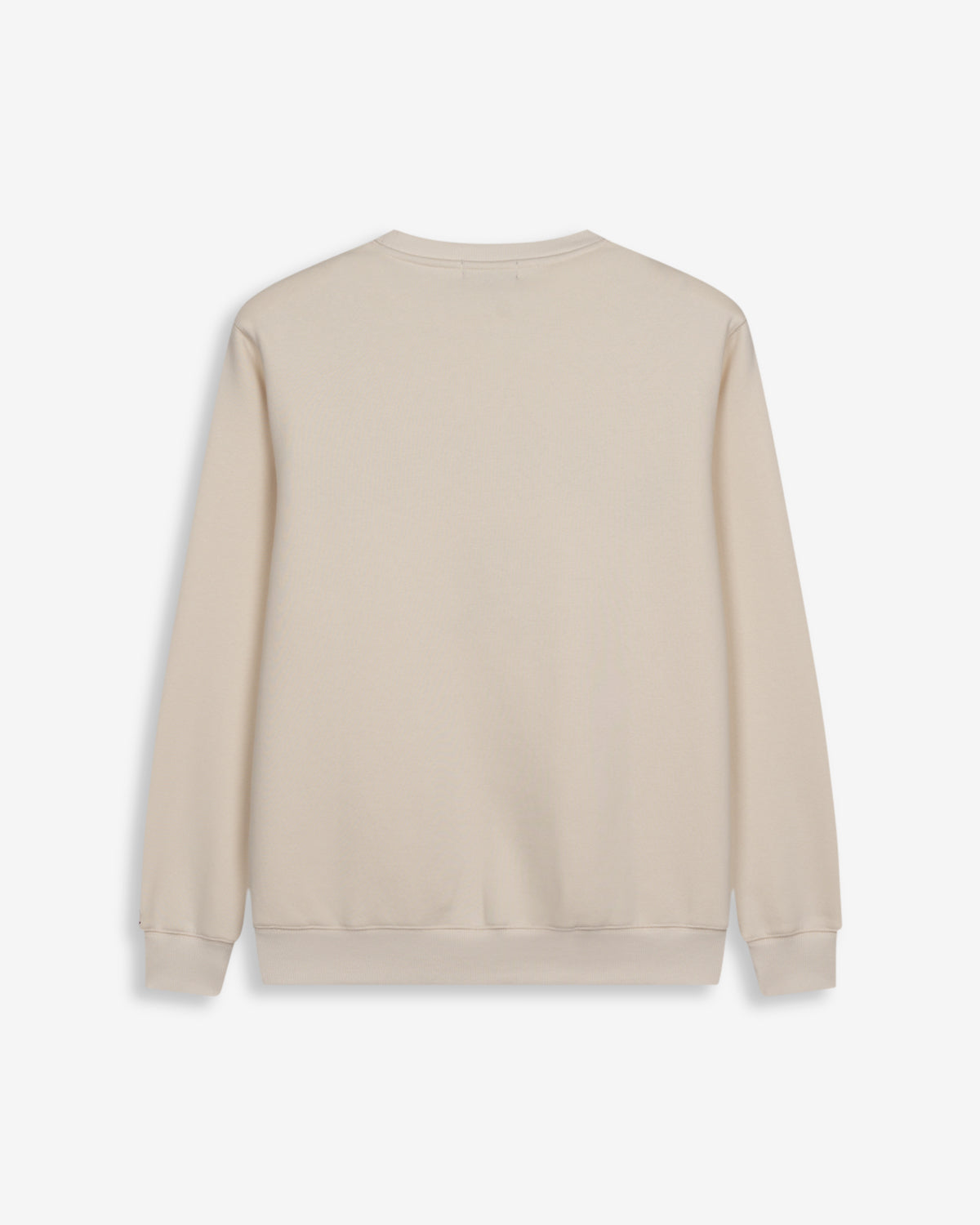 Sudadera NEW ENGLAND de Harper & Neyer en crudo, vista trasera lisa con cuello redondo