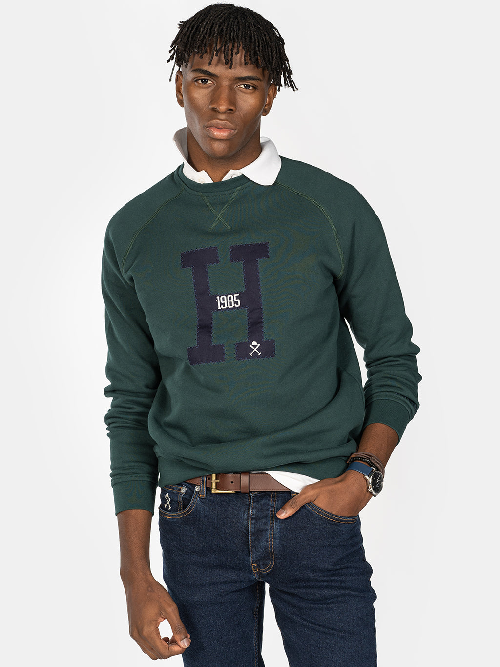 Sudadera discount harvard gris