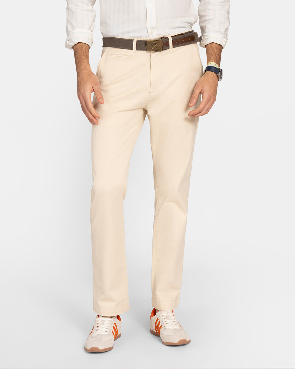 Straight Chino Trousers