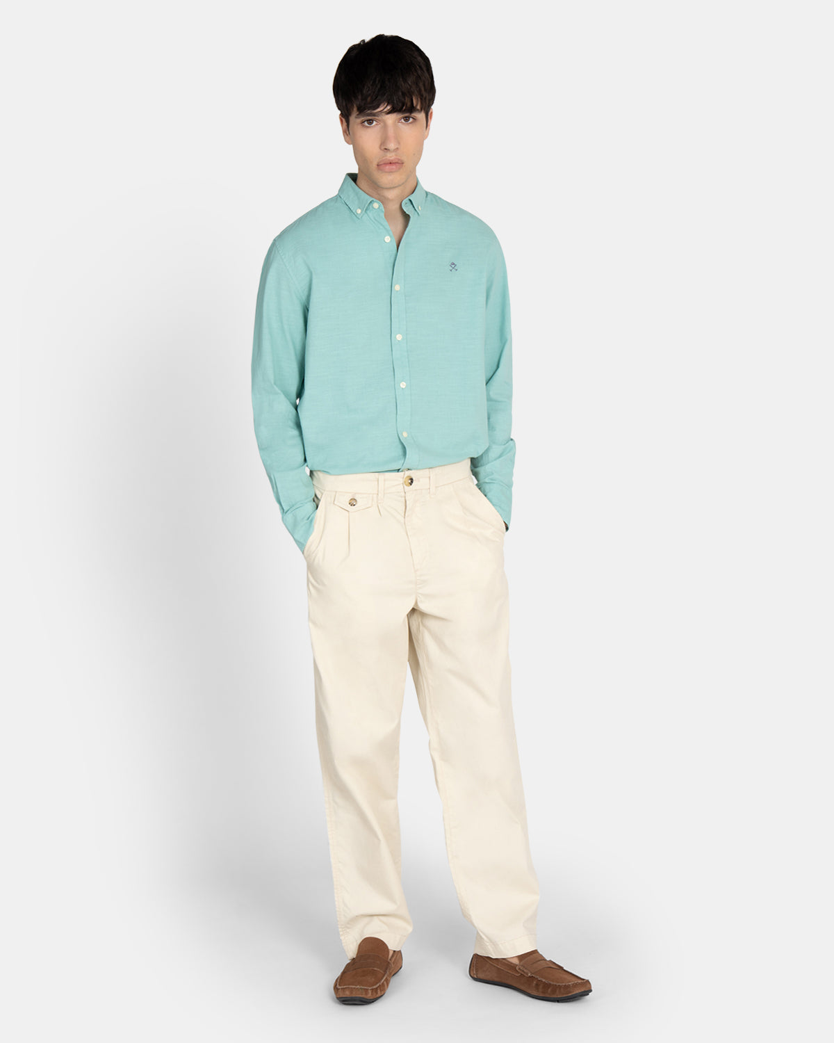 PANTALON PLEATED CHINO