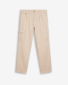 PANTALON PLEATED CARGO LINEN