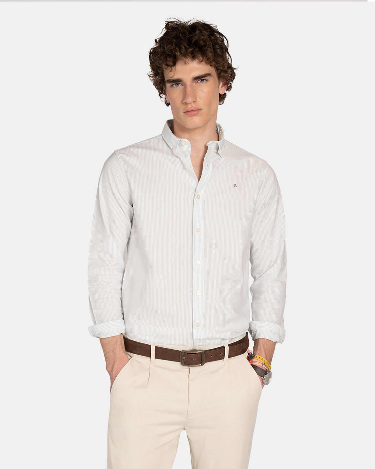 CAMISA MEDITERRANEO STRIPED OXFORD