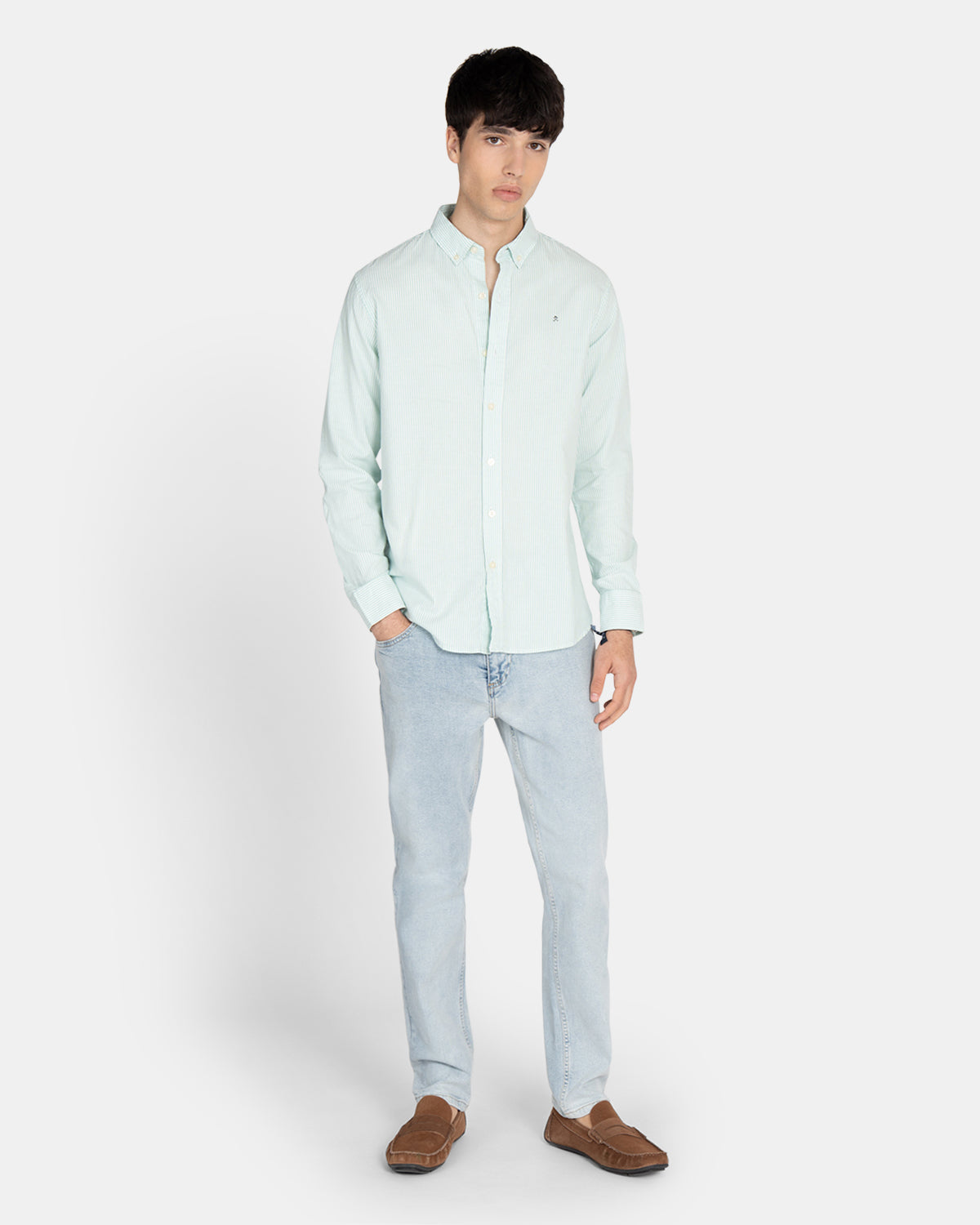 CAMISA MEDITERRANEO STRIPED OXFORD