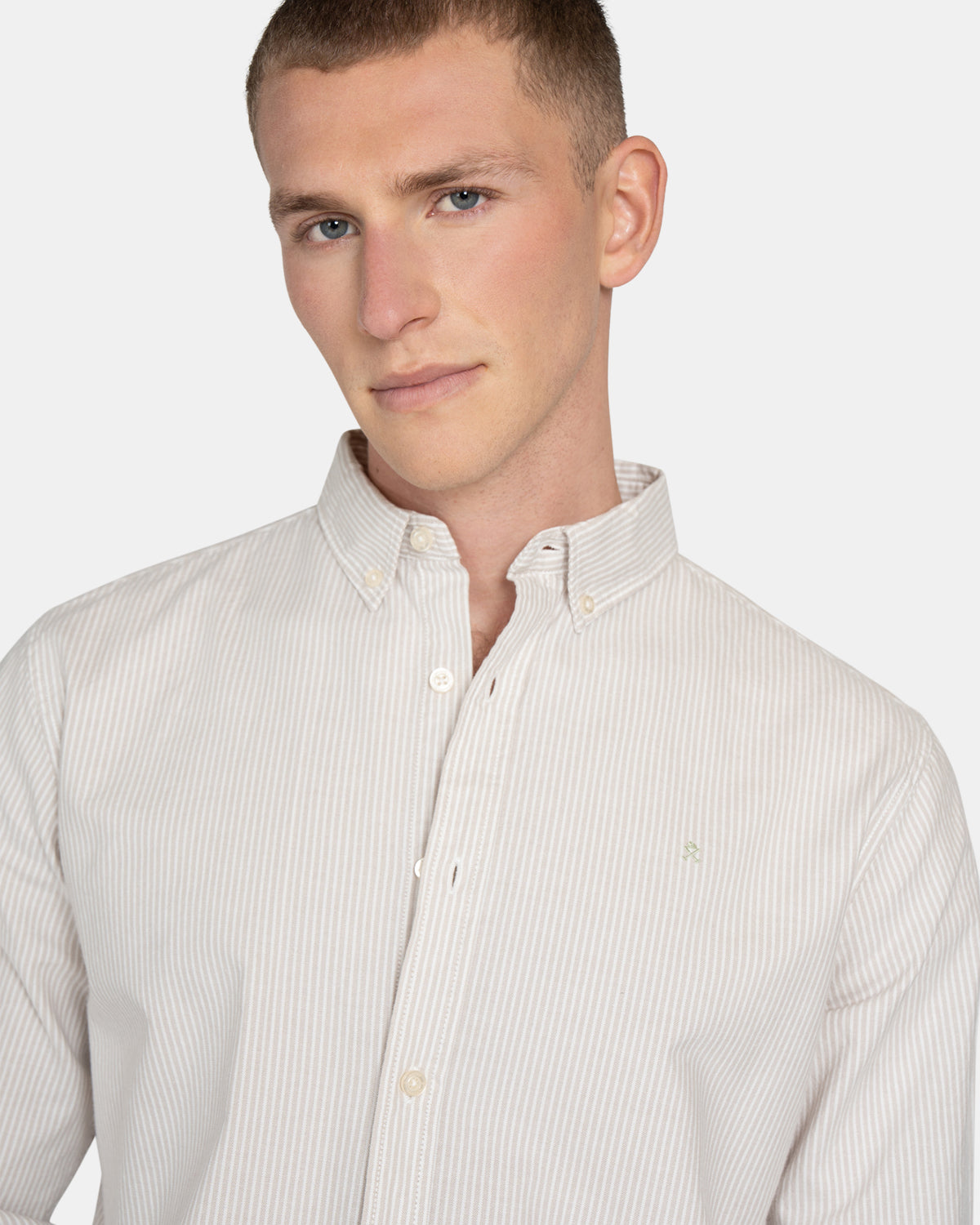 CAMISA MONACO STRIPED OXFORD