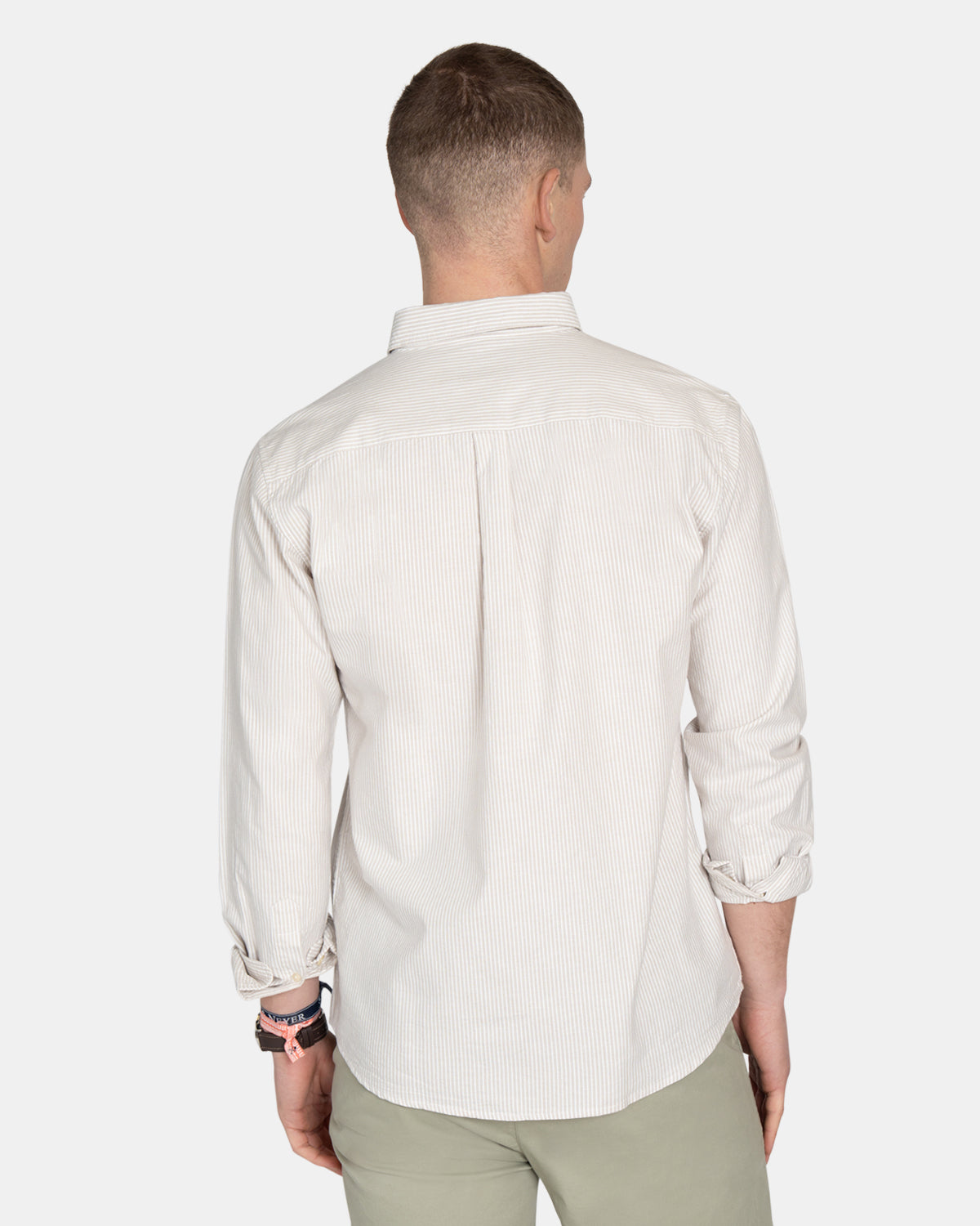 CAMISA MONACO STRIPED OXFORD