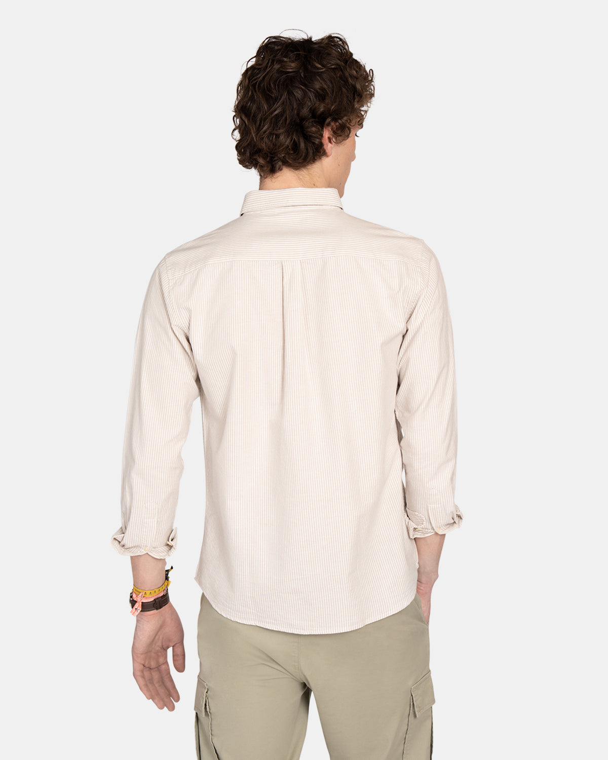 CAMISA MONACO STRIPED OXFORD