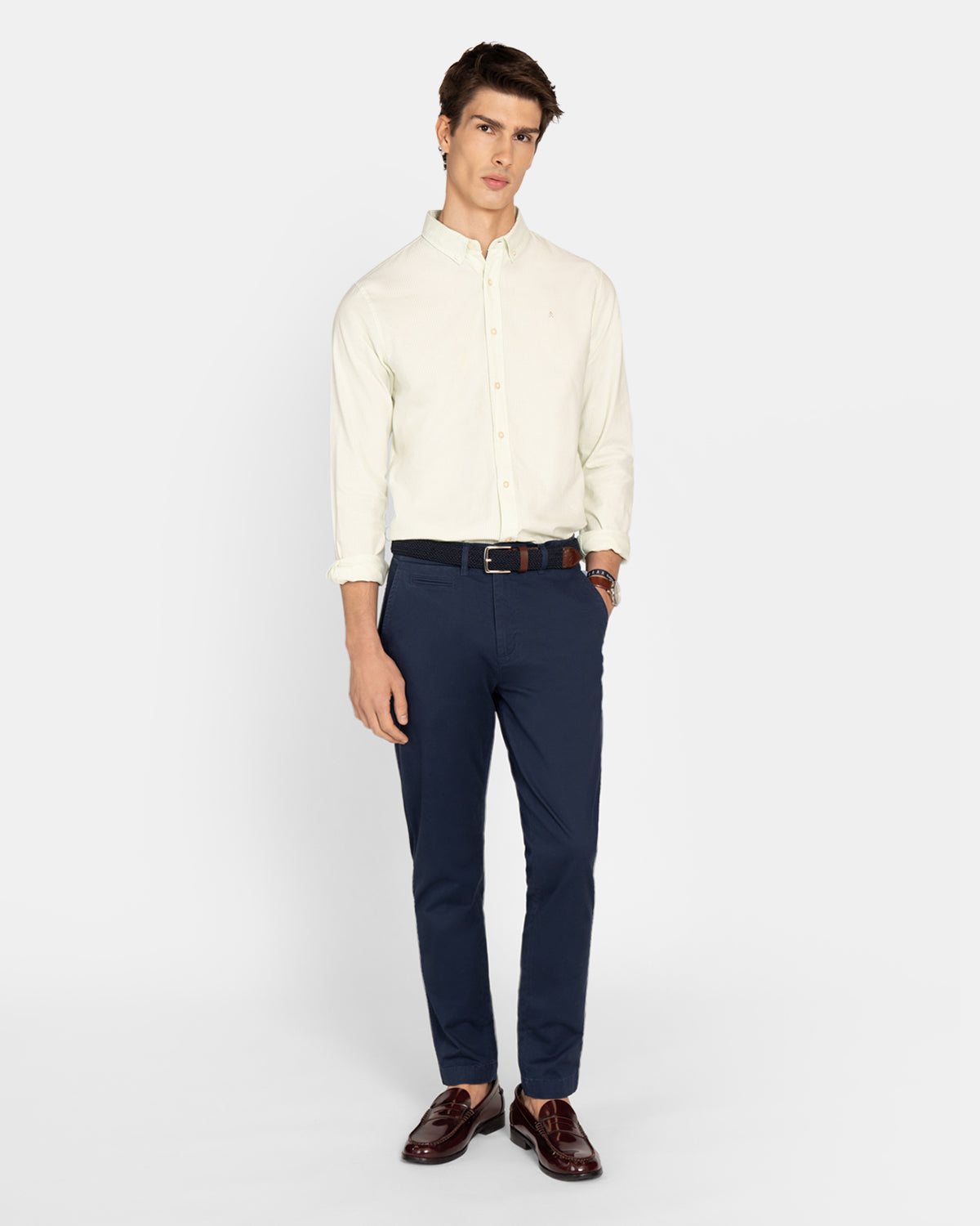 CAMISA MONACO STRIPED OXFORD