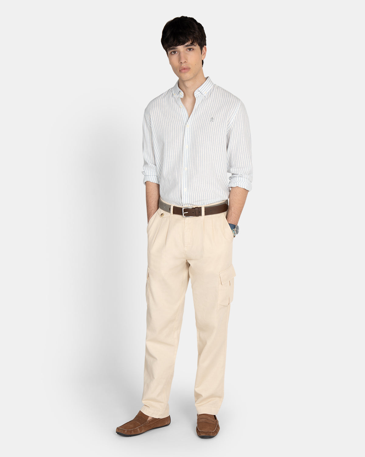 CAMISA STRIPED LINEN