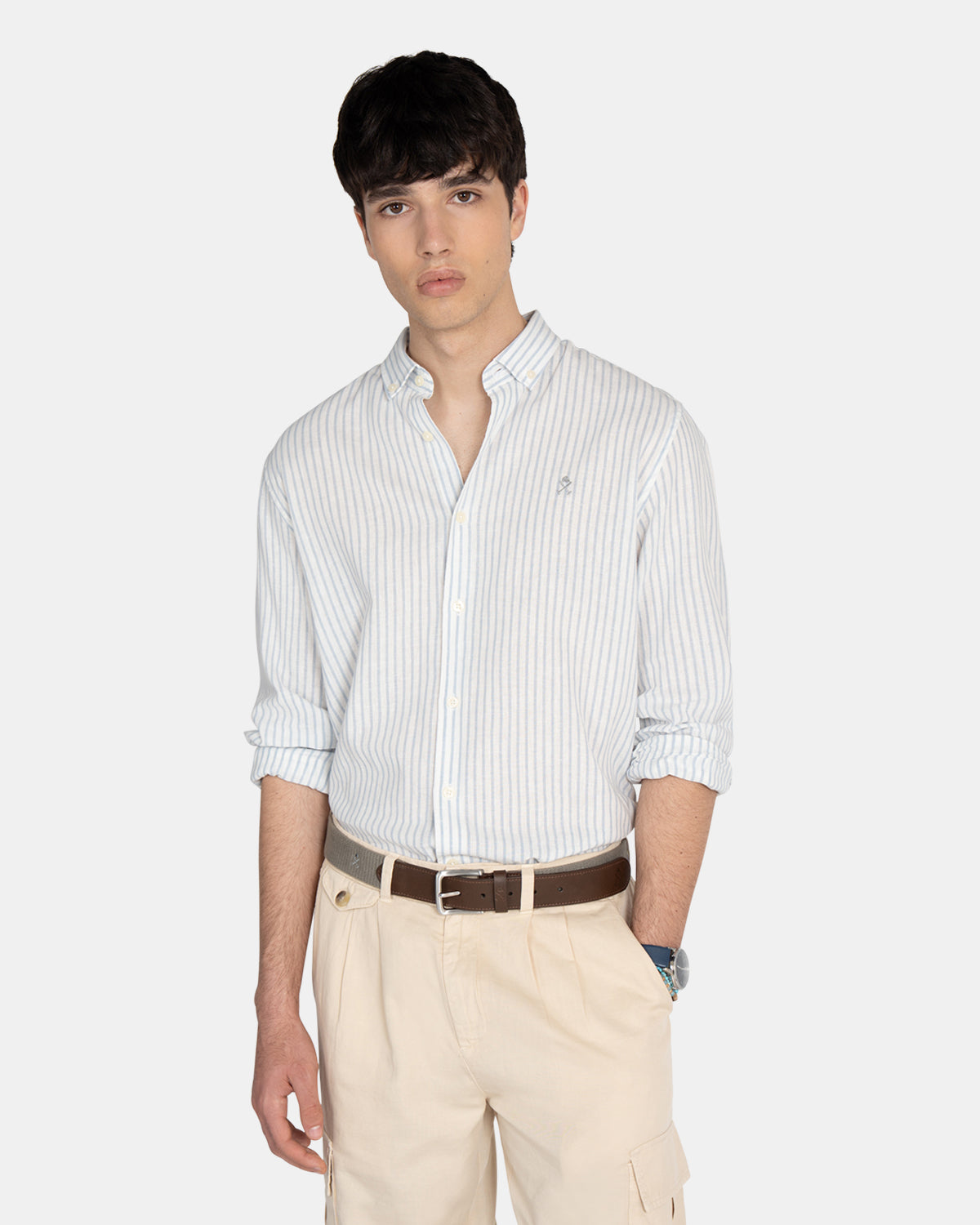CAMISA STRIPED LINEN