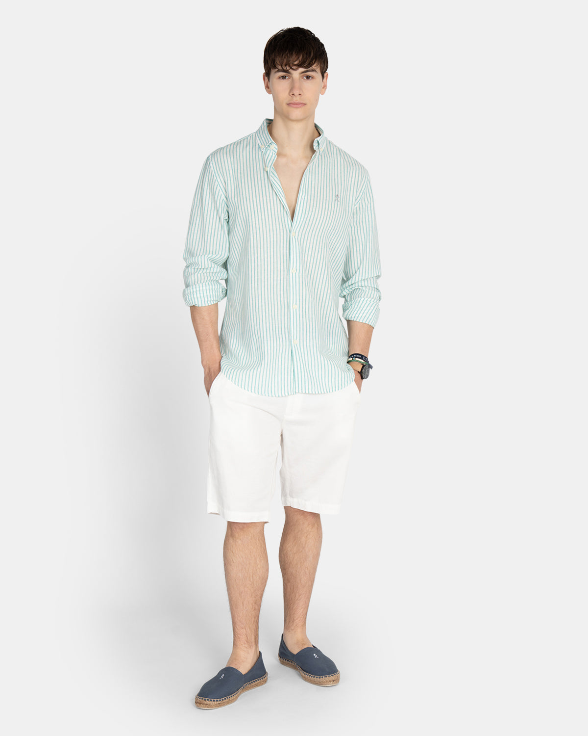 CAMISA STRIPED LINEN