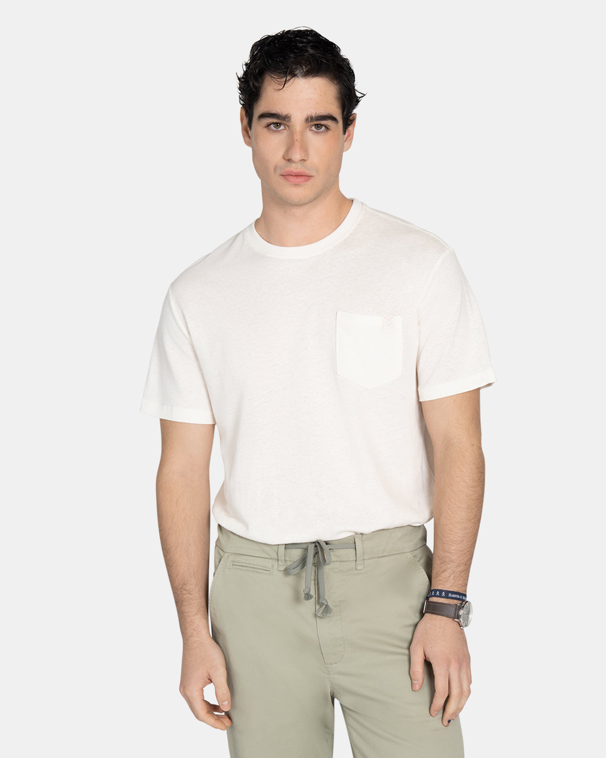 CAMISETA COTTON-LINNEN POCKET