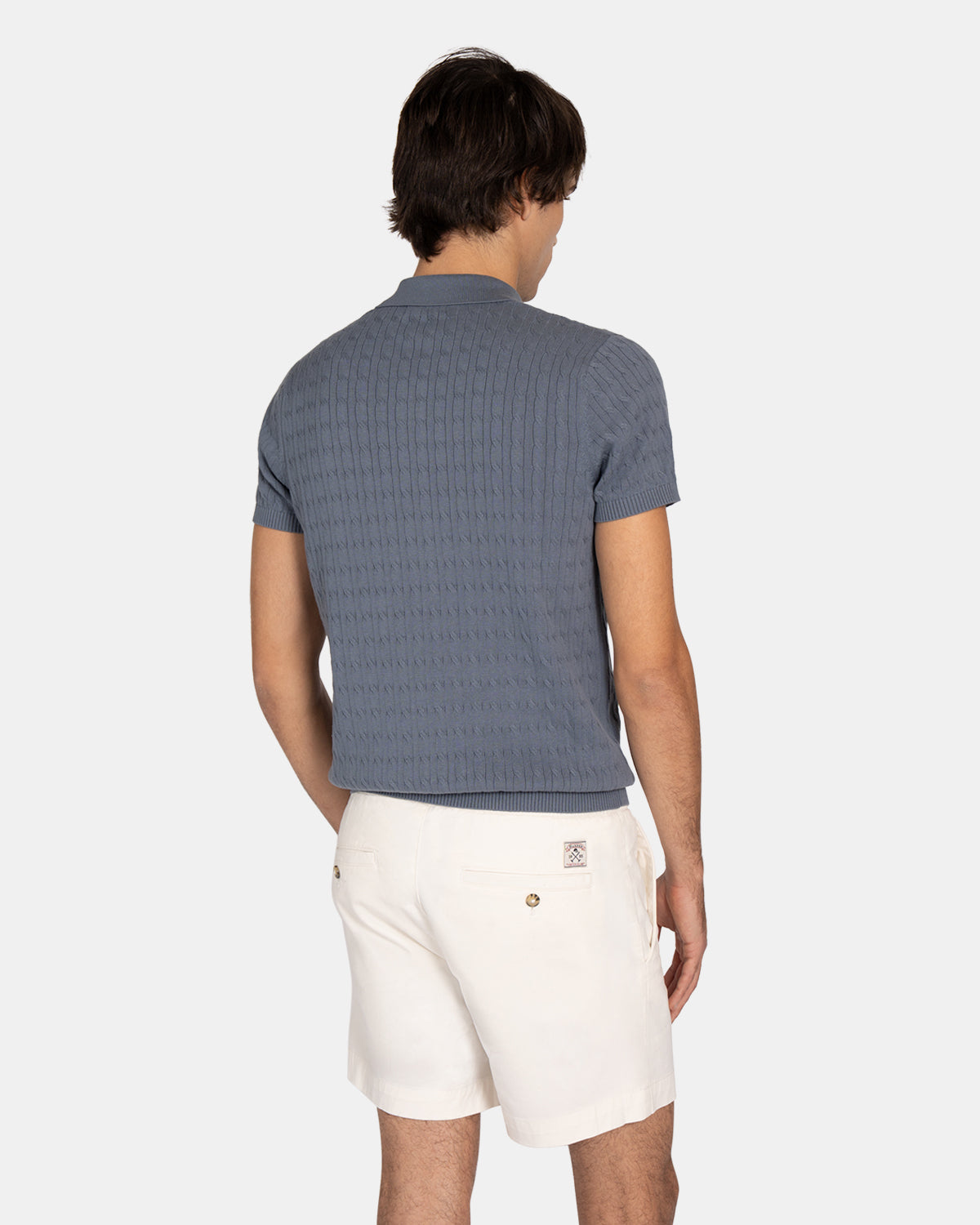 POLO CABLE KNIT