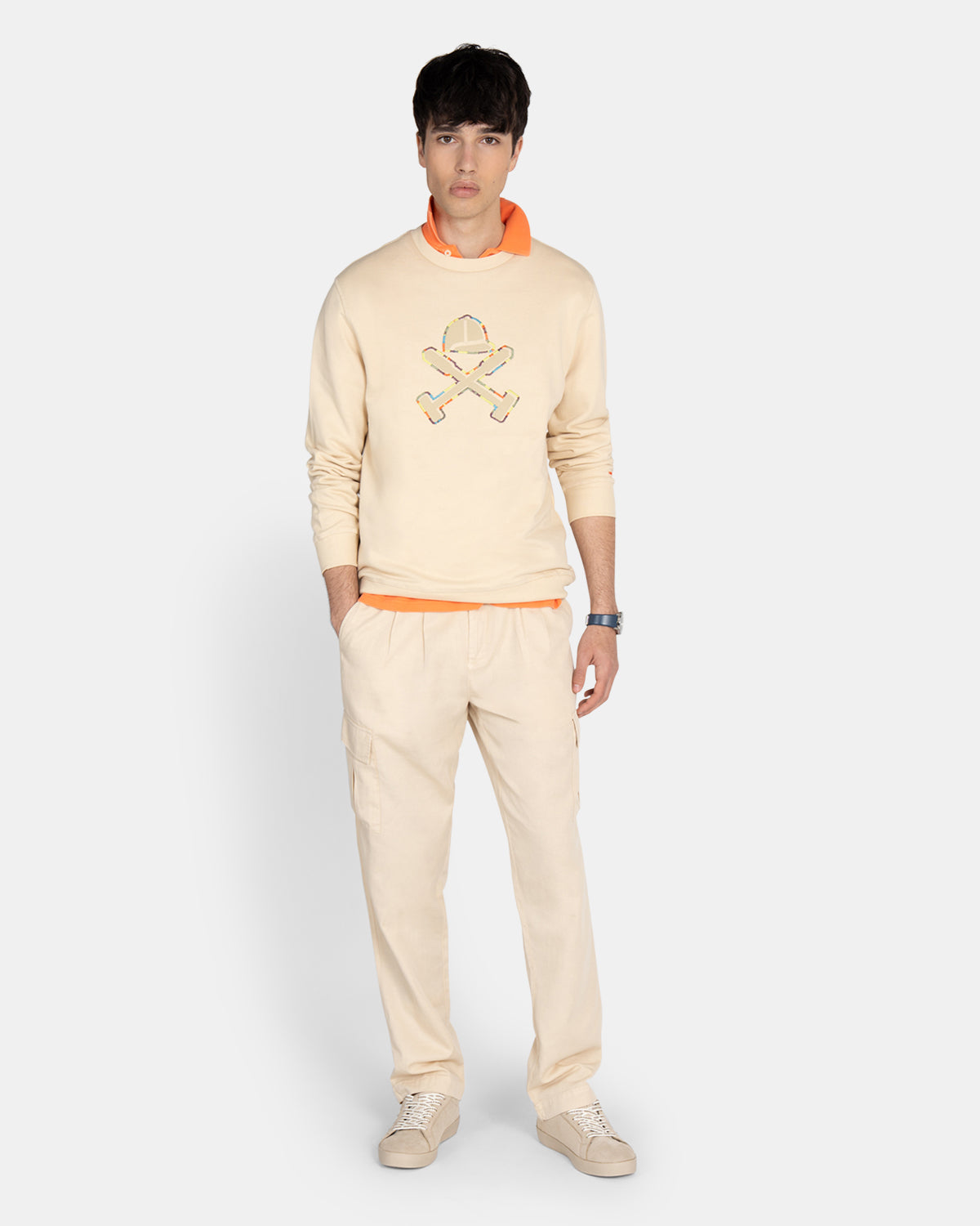 SUDADERA STITCHING LOGO