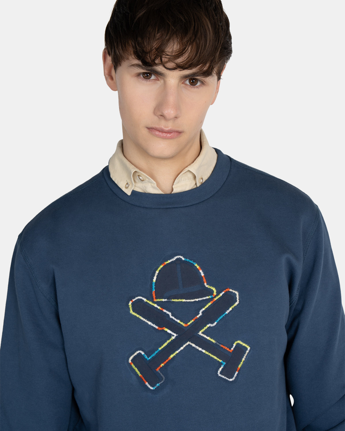 Stitching Logo Sweatshirt