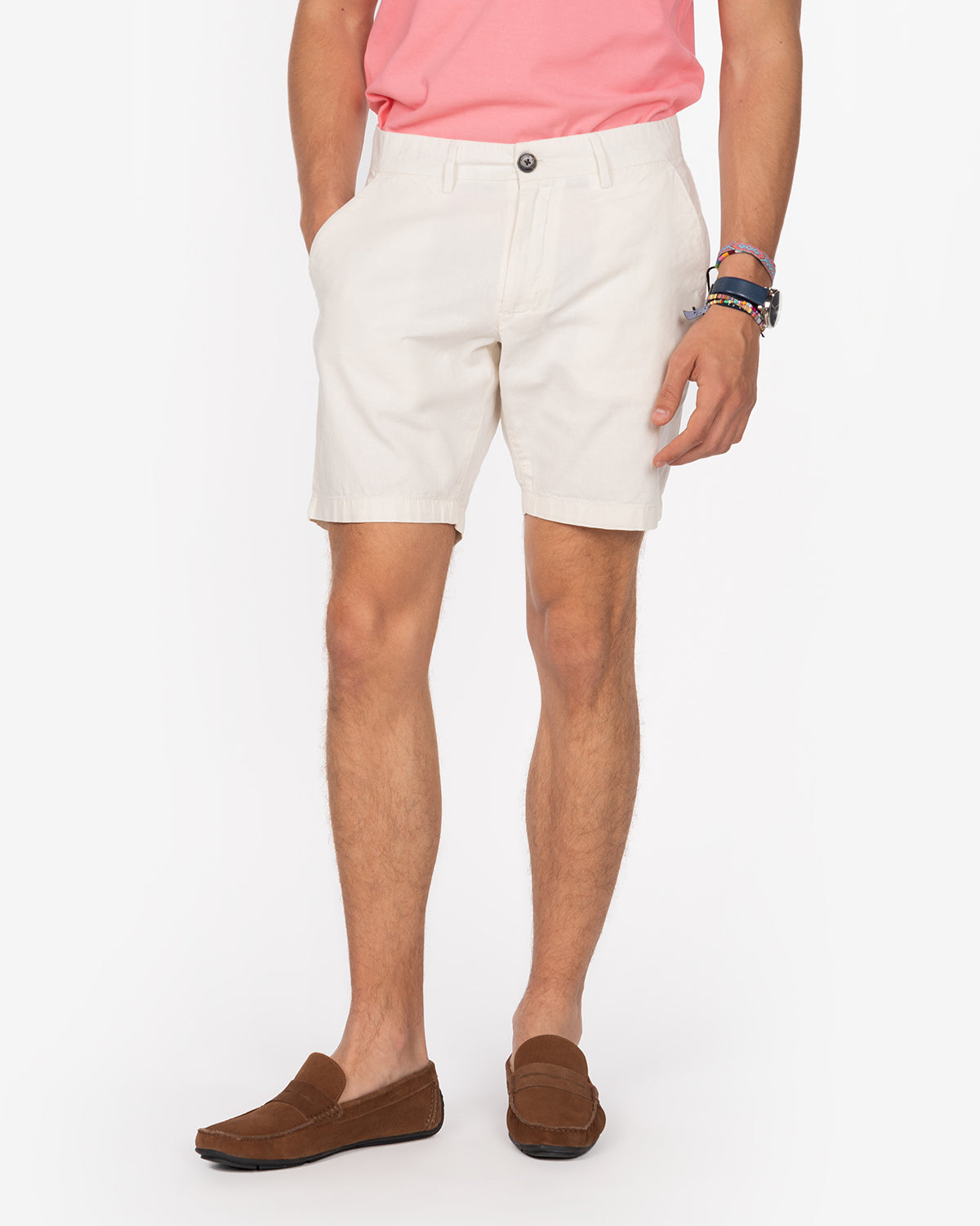 LINEN BERMUDA-Harper and Neyer