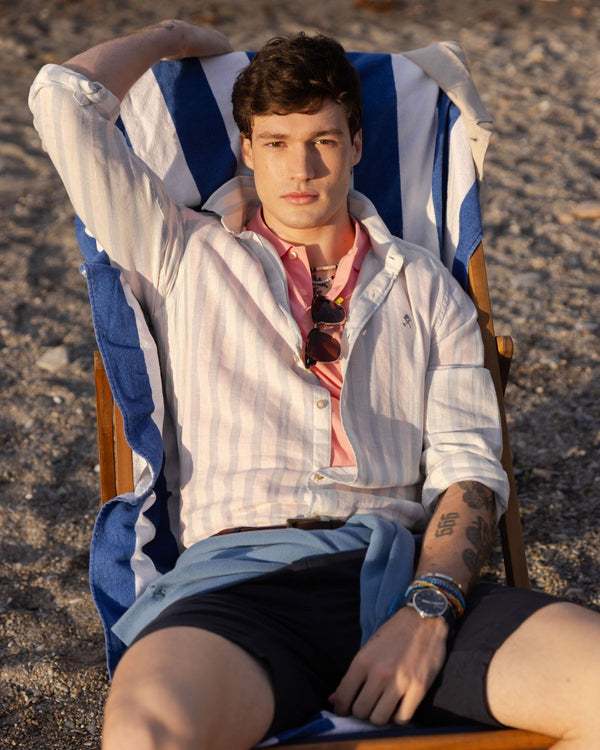 CAMISA SPIKED STRIPE