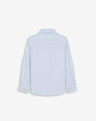 Camisa MEDITERRANEO KIDS azul cielo de Harper & Neyer, vista trasera con canesú y puños abotonados