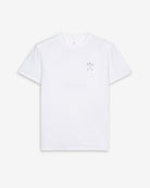 Camiseta GOLDEN STATE de Harper & Neyer en algodón blanco, bodegón frontal con icono en el pecho