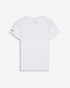 Camiseta ICON KIDS blanca de Harper & Neyer, vista trasera en algodón 100% con cuello redondo