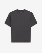 Camiseta LIVERPOOL de Harper & Neyer en antracita, bodegón frontal con emblema multicolor en el pecho