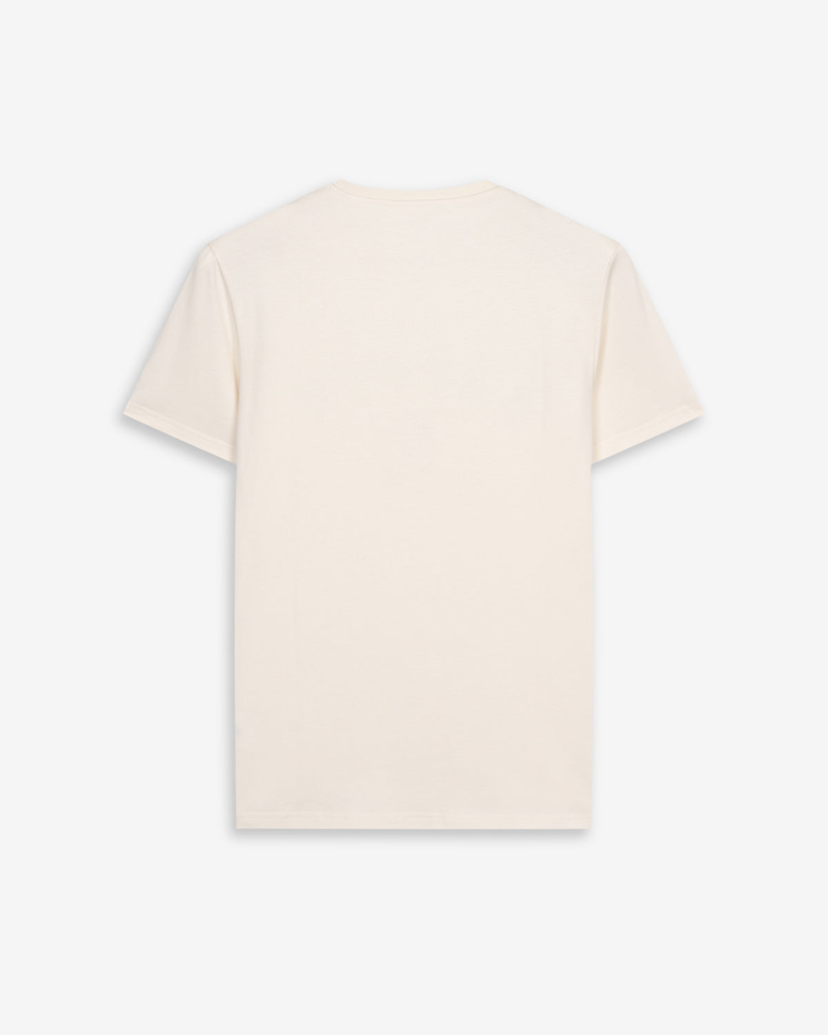 Camiseta NEW ENGLAND en algodón crudo de Harper & Neyer, bodegón trasero con espalda lisa